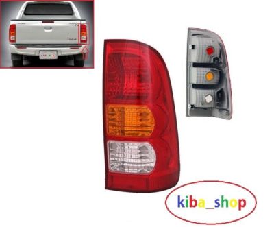 Rear tail Light lamp for Toyota Hilux Mk4 pickup lens offside right Clear//Red