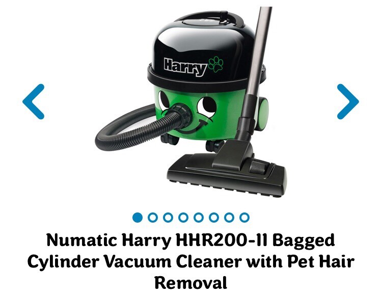 Henry Harry HHR 20011 Dry Vacuum Cleaner, 9 Litre, 620 W, Green. in