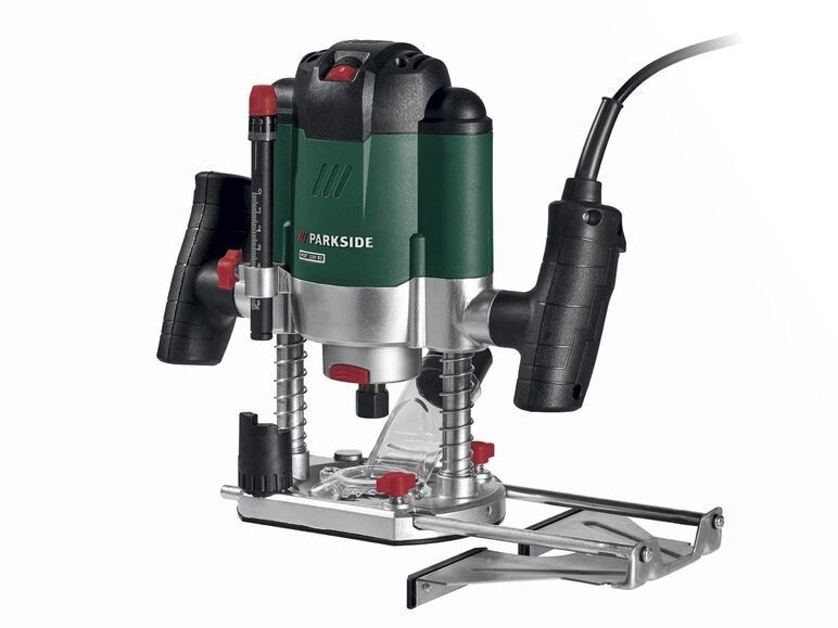 New Parkside Router POF 1200 B2 Includes 6 Piece Router Bit Set 1200W