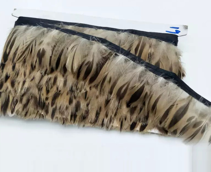 Natural Pheasant Rooster Feather Trim Fringe Ribbon 21 Types Per 30cm Diy Craft