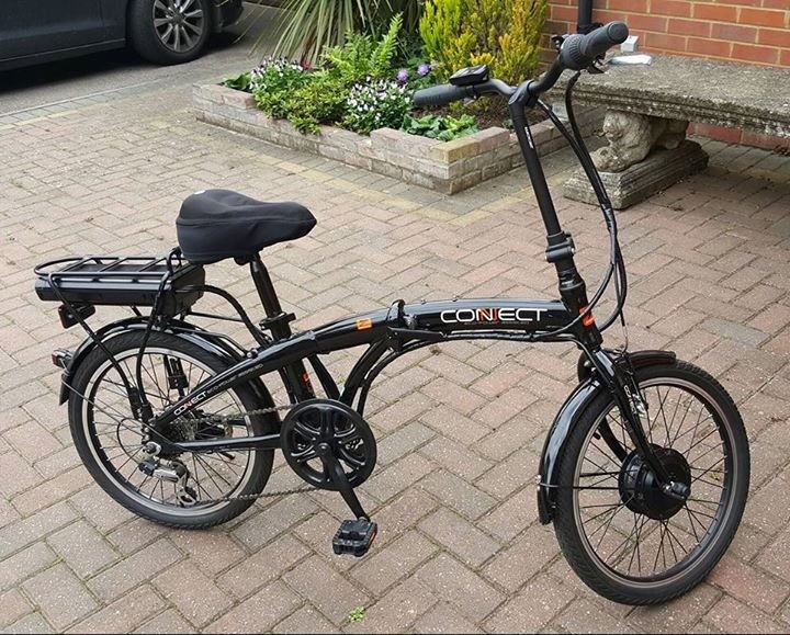 folding electric bike only used since December in Peterborough