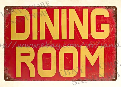 Dining Room metal tin sign nostalgic advertising wall decor