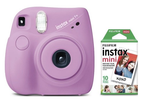 Fujifilm Instax Mini 7 Bundle Instant Camera - Purple
