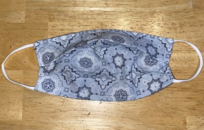 Handmade Adult Cloth Face Mask Washable Reusable Reversible Cotton pick design