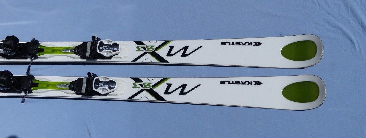 KASTLE MX83 SKIS 173 CM WITH KASTLE BINDING - MINT CONDITION !!!
