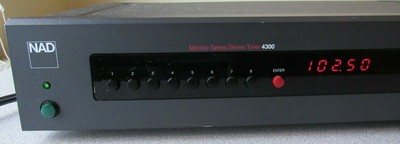 Vintage NAD Monitor Series Stereo Tuner 4300 Very Nice condition Free Shipping
