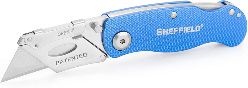Sheffield 12113 Ultimate Lock Back Utility Knife, Box Cutter