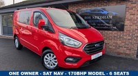 2022 22 FORD TRANSIT CUSTOM 2.0 300 ECOBLUE LIMITED CREW VAN DOUBLE CAB 5DR DIES