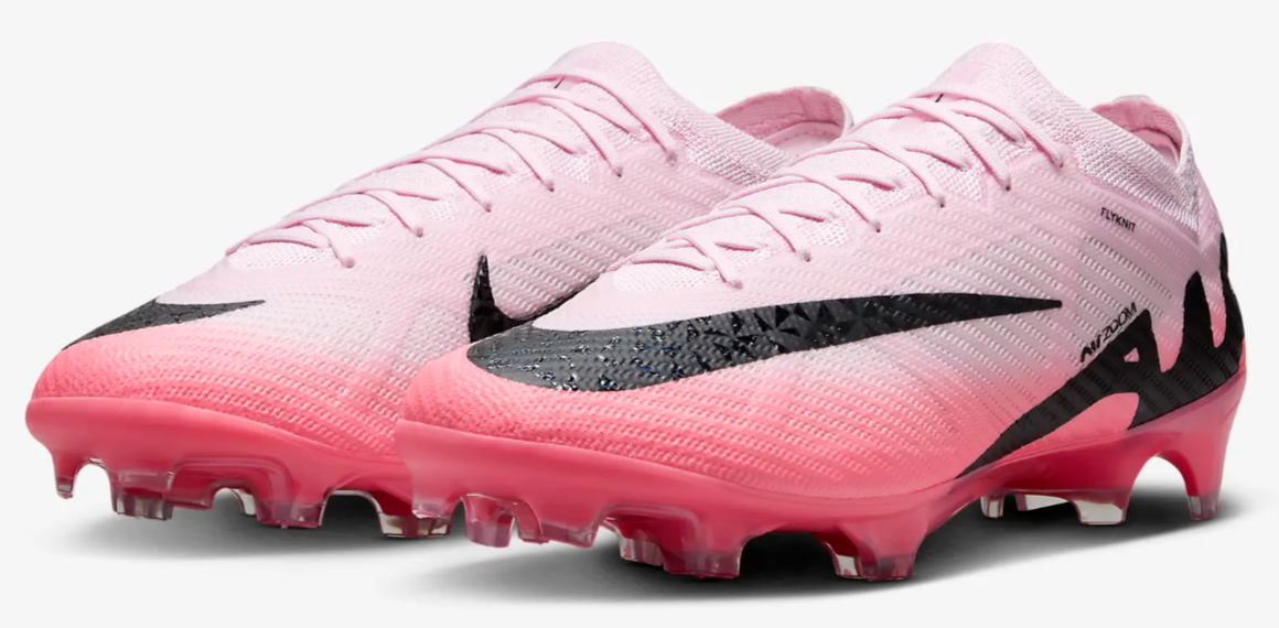Pre-owned Nike Zoom Mercurial Vapor 15 Elite Soccer Cleats Pink Mens 11.5