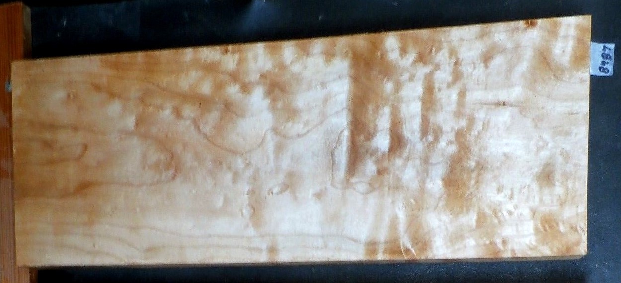 Quilted Maple Instrument Wood #8487 Luthier Guitar Billet 21.75 x 8 x 2-