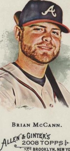 2008 Topps Allen & Ginter's - Brian McCann #51