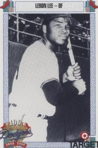 1990 Target Dodgers 100th Anniversary - Leron Lee #442