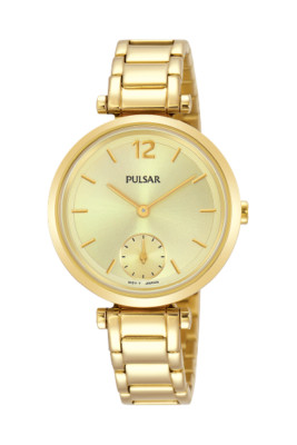 Pulsar Ladies Gold Plated Bracelet Watch  PN4068X1 PNP