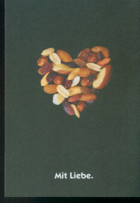 Postkarte Mit Liebe (02 Seiten) Natural Food