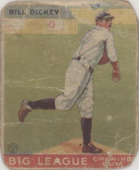 Goma de mascar Goudey Big League 1933 - Bill Dickey #19