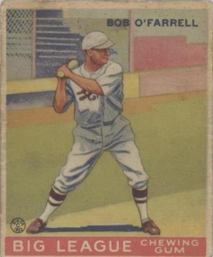 1933 Goudey Big League Chewing Gum - Bob O'Farrell #34