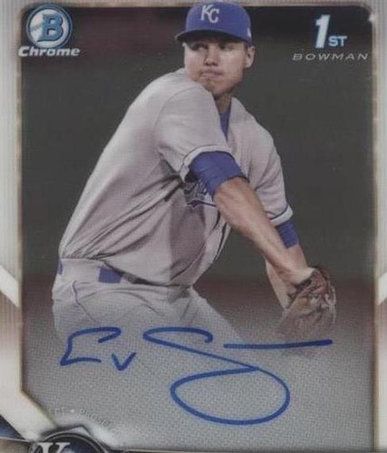 2018 Bowman Chrome - Evan Steele #BCPA-ES