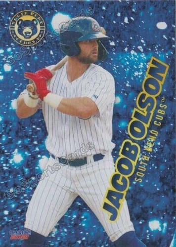 2021 Choice South Bend Cubs - Jacob Olson #19