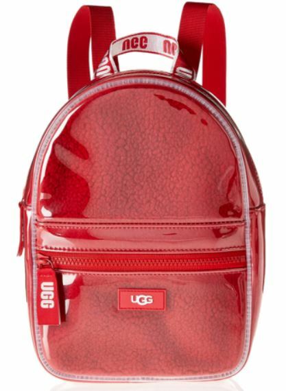 NWT UGG Dannie II Mini Backpack Clear Red Fur | eBay