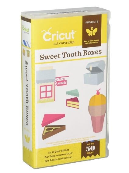 CRICUT *SWEET TOOTH BOXES* ART PROJECTS CARTRIDGE *NEW SEALED*