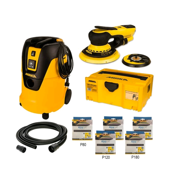 2 x used mirka sanders and extracter for sale same as ones in oic in