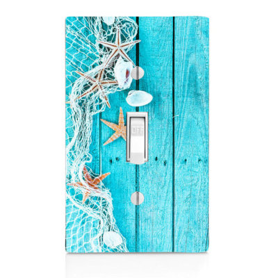 Starfish Seaside Light Switch Cover, Outlet, Beach Decor, Night Light, Knob