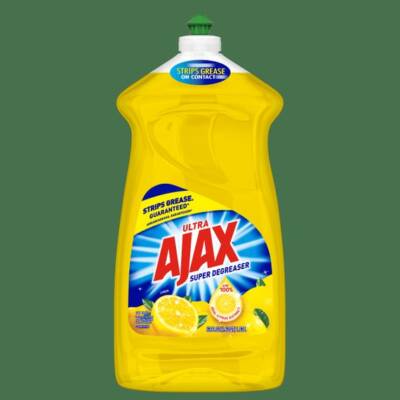 Ajax Super Degreaser Dish Liquid Lemon 52 oz (Each)