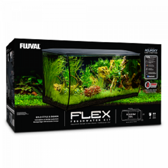 FLUVAL FLEX AQUARIUM KIT, 123 L (32.5 ...