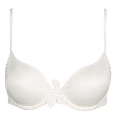 NWT Marie Jo Holmes Padded Heart Shaped Underwire T-shirt Bra 32D UK/US Ivory