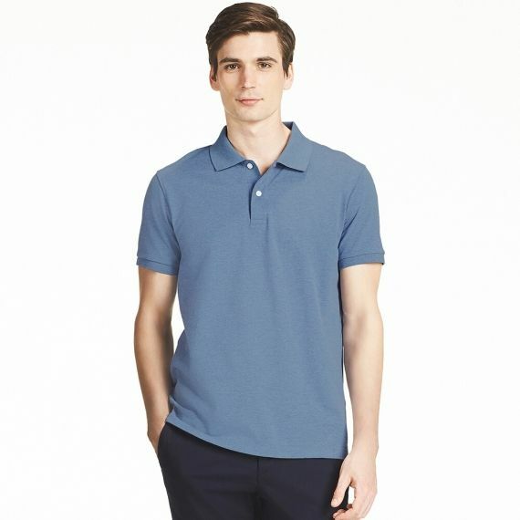 Men Dry Fit Polo Shirt Cotton T Shirt Jersey Golf Sport Short Sleeve Casual