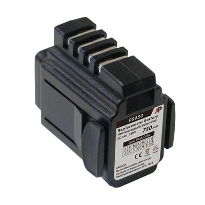 Replacement Battery for Datalogic/PSC Powerscan RF, PSRF 1000 Scanners. 750mAh