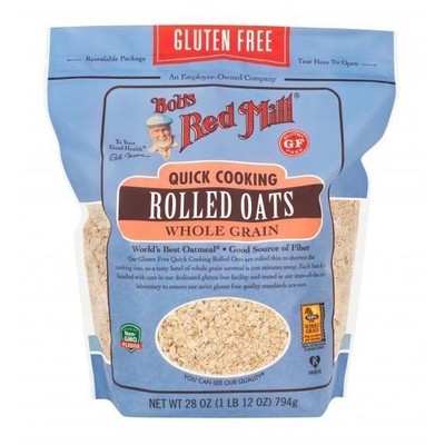 Bobs Red Mill Безглютеновые овсяные хлопья быстрого приготовления, пакетик 28 унций
