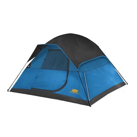 Golden Bear Sundown Blackout 6-Person Dome Tent 10x8 Blue Gray #747-BG