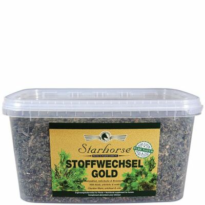 1kg Starhorse Stoffwechsel Kräuter Pferd zur Entgiftung Leber,  Fellwechsel, 
