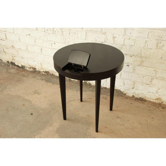 Gilbert Rohde for Herman Miller Ebonized Occasional Table / Mid-Century Modern S