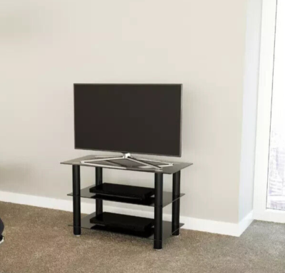 Glass tv stand for sales 40 inch tv