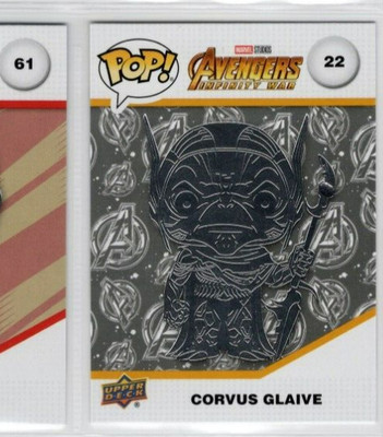 2023 Upper Deck Marvel Funko CORVUS GLAIVE Platinum #22