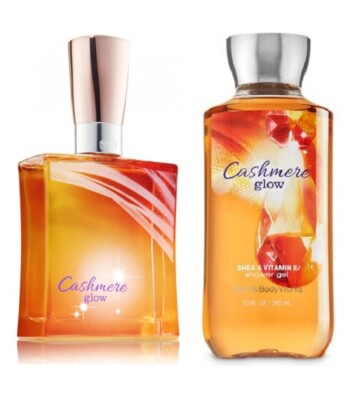 Bath & Body Works CASHMERE GLOW Eau de Toilette & Shower Gel, 2pc Set, RETIRED!