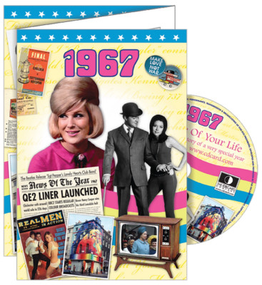 Born 1967 Happy 59th Birthday Year Greeting Card Time of Life News DVD Download