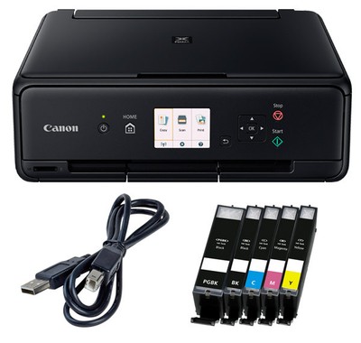 Economie Jeu Canon Pixma Ts 5050 Imprimante Scanner Copieur Wlan 5x Xl Encre Ebay