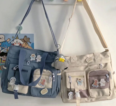 Waterproof Canvas Women Handbags Shoulder Bag Nylon Ladies