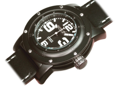 Pre-owned Xxl-retrowerk German Diver Automatic Ip-black Gun R-014 In Dark Slate Gray