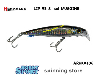HERAKLES LIP 95 S  Col. MUGGINE 12 gr SINKING ARTIFICIALE 9.5 cm x SPIGOLA