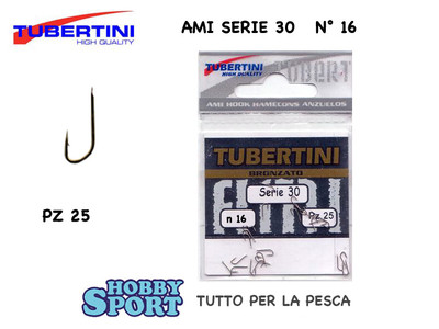 AMI TUBERTINI SERIE 30 N 16 BRONZATO   BUSTA 25 PZ SPECIALE SPIGOLA