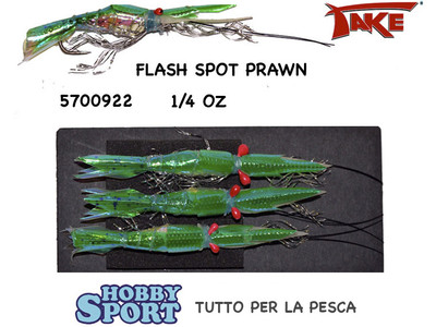 MINI EMULATORE FLASH SPOT PRAWN TAKE  1/4 oz VERDE 3 PZ 5700922