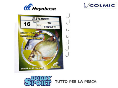AMI HAYABUSA  H.YMM220  SIZE 16 - JAPAN BUSTA 15 PZ PESCA BOLOGNESE INGLESE