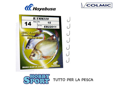 AMI HAYABUSA  H.YMM220  SIZE  14   BUSTA 15 PZ   MADE IN JAPAN ALL ROUND MARE