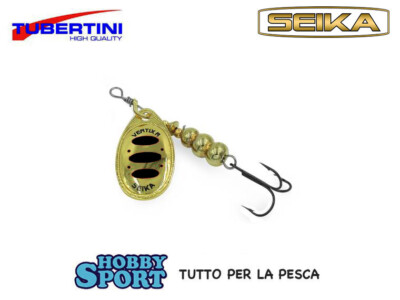 2 CUCCHIAINO VERTIX R SIZE 3 SEIKA TUBERTINI  PALETTA GOLD - BLACK  SPINNING