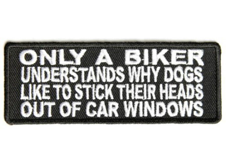 ONLY A BIKER UNDERSTANDS Embroidered Jacket Vest Funny Saying Biker Patch Emblem