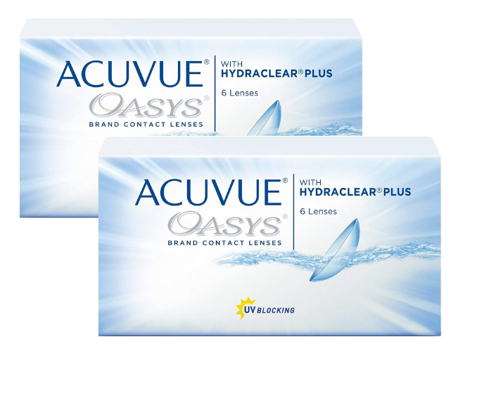 Acuvue OASYS Hydraclear PLUS 12 Stück BC 8.4 2-Wochenlinsen mit UV Schutz NEU